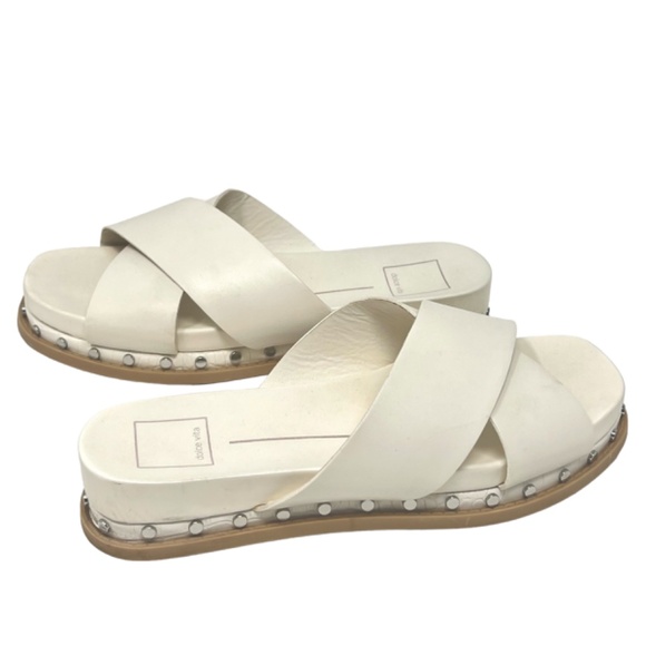 Dolce Vita Gracy off white platform slide sandal size 8 - Picture 2 of 12